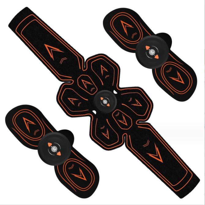 Ems Abdominal Arm Trainer Body Slimming Belt Abs Muscle Stimulator Toner For Home Gym Fitness Exercise