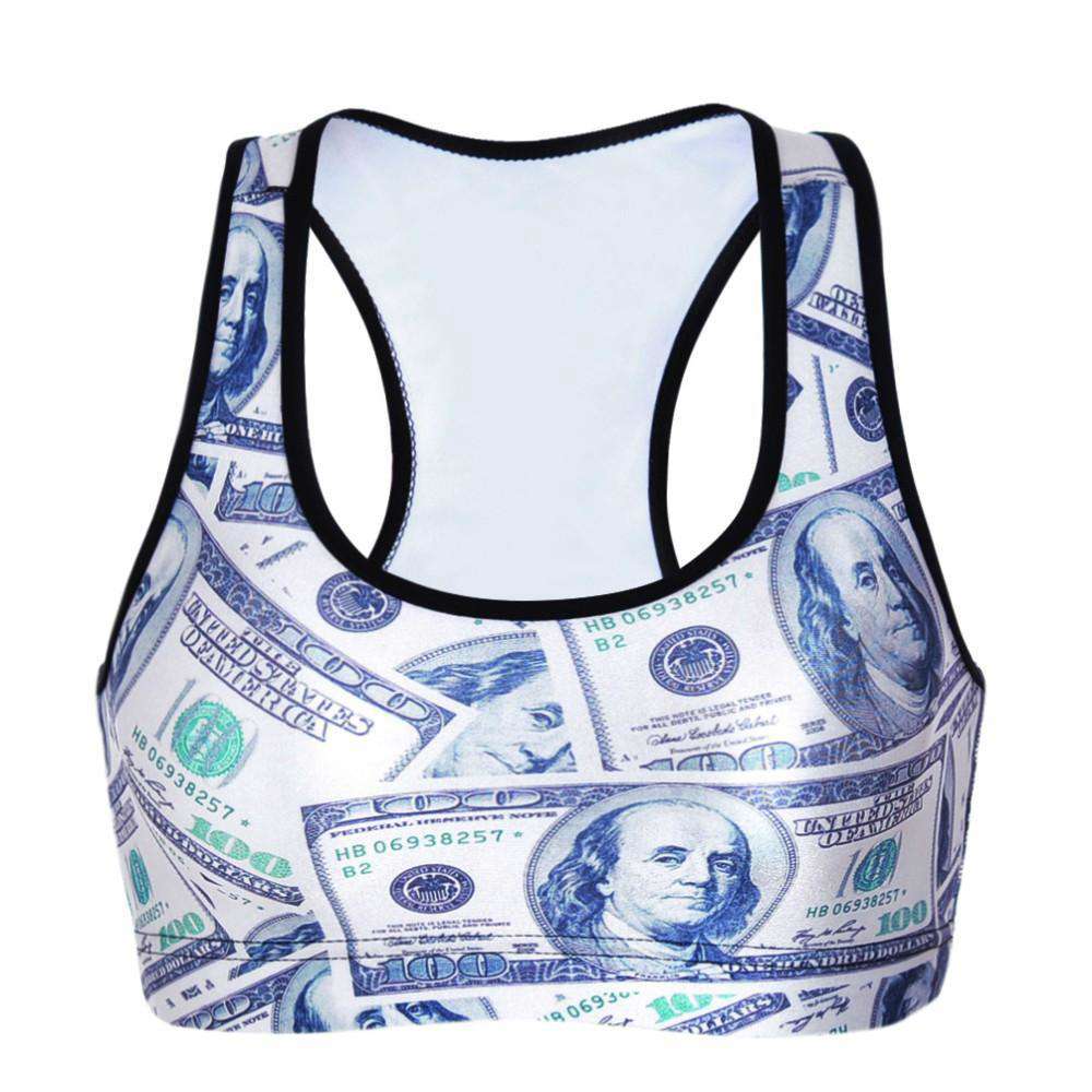 Pattern Sports Top - Fashionable Crop Top or Sports Bra