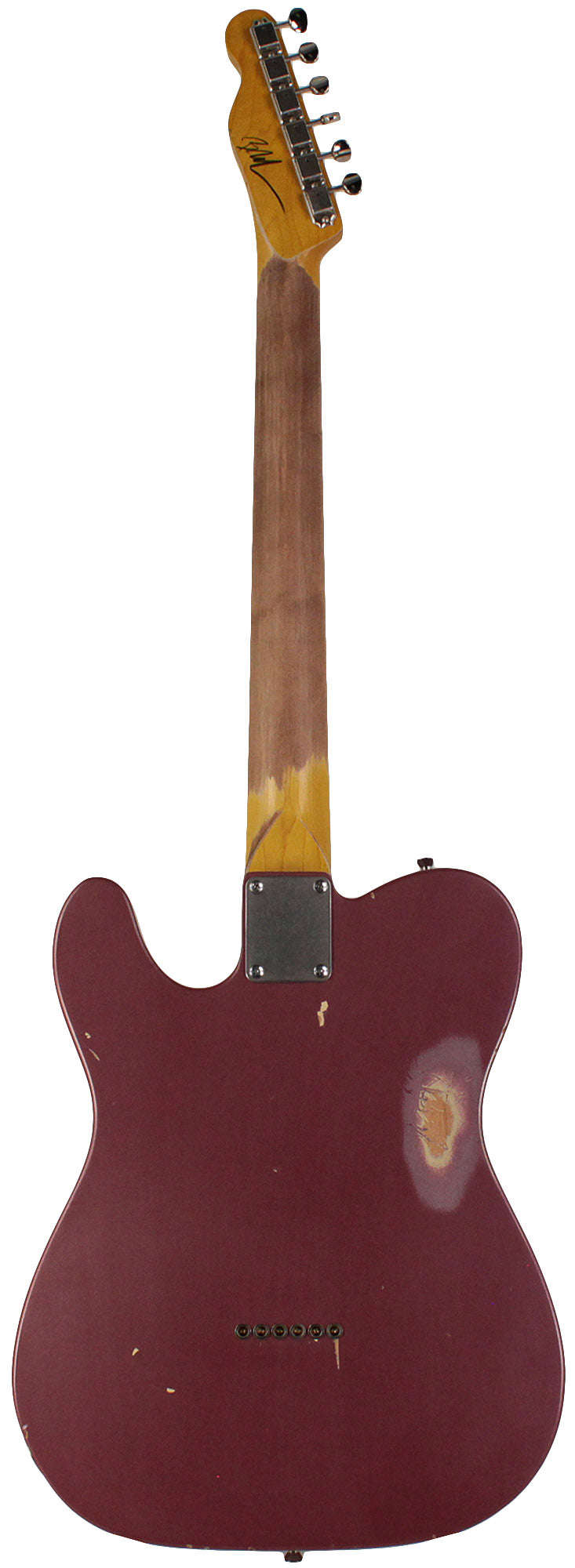Nash T-63 Guitar in Burgundy Mist with Light Aging