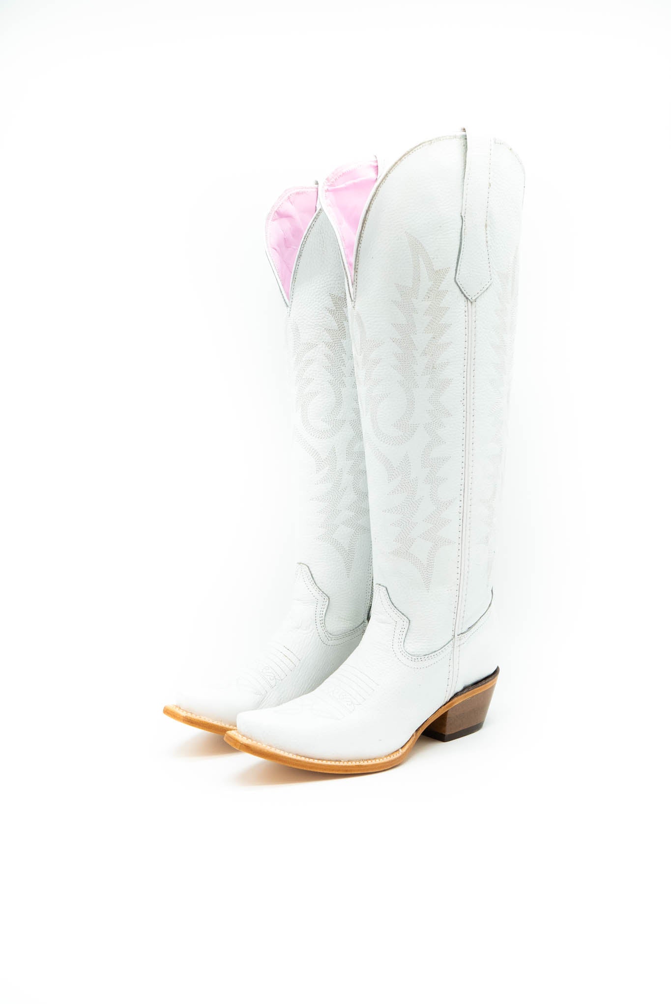 Alexa Est. Aguila Tall Wide Calf Friendly Cowgirl Boot - Genuine Leather