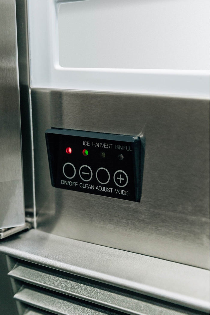 TruFlame - 15 UL Outdoor Rated Ice Maker with Stainless Door - 50 lb. Capacity | TF-IM-15