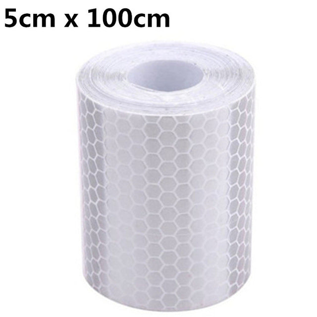 Safety Mark Reflective Tape Sticker for Car, Motorcycle, and Bicycle DIY Decoration