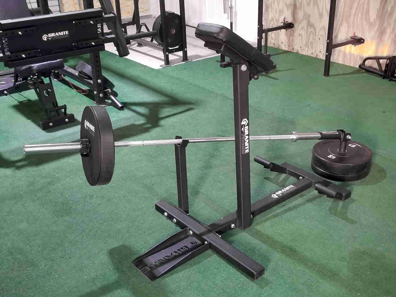 Granite Fitness Chest Supported Row Bench & Plate Post Landmine Combo
