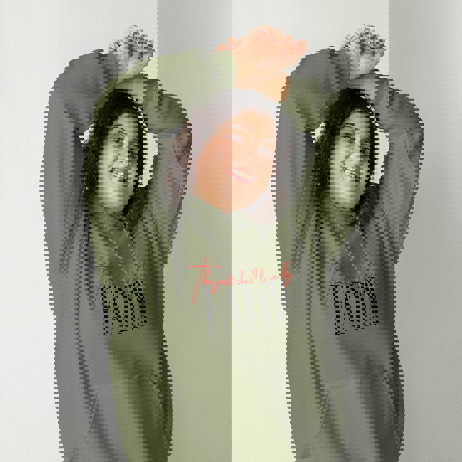 The Just Shall Live By Faith Womens Hoodie