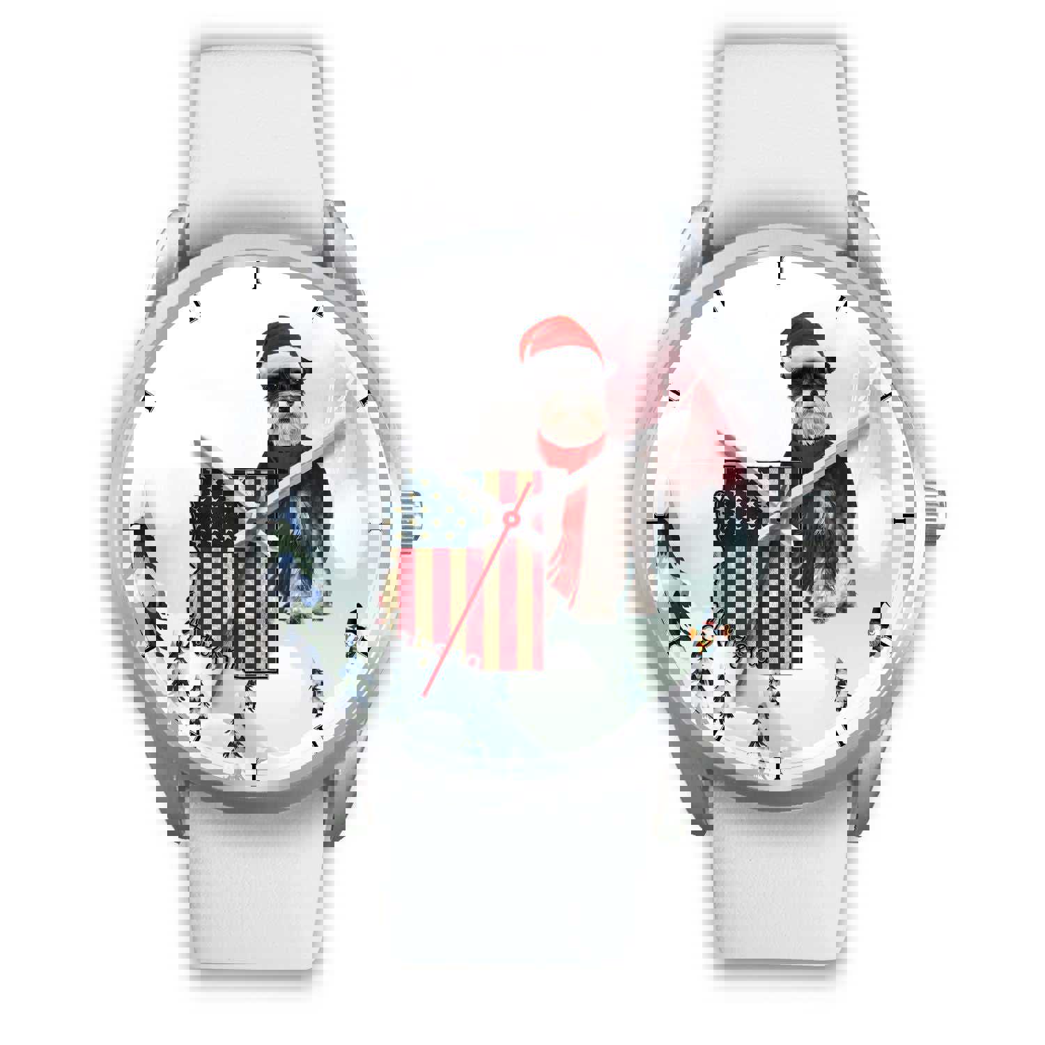 Miniature Schnauzer Arizona Christmas Special Wrist Watch