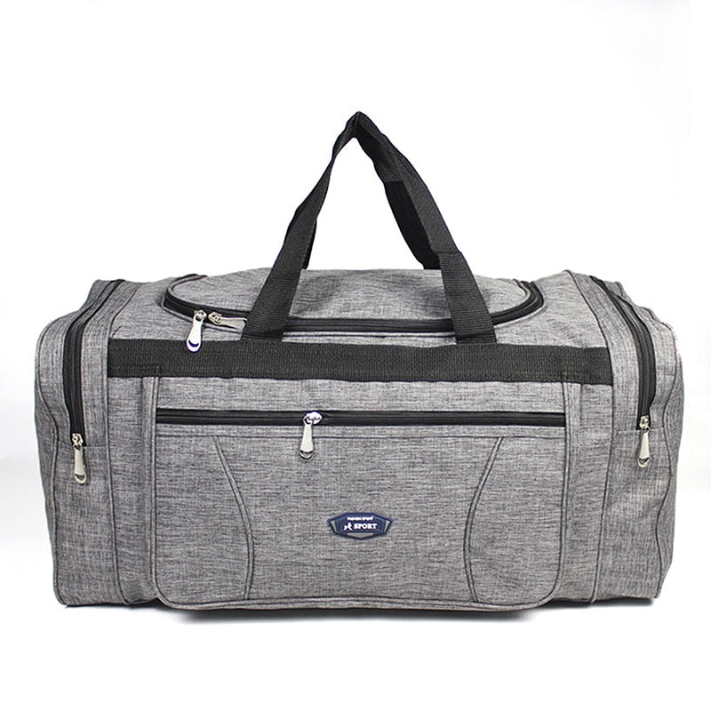 Lkblock Oxford Waterproof Men's Travel Duffle Bag - Large Capacity Business & Weekend Hand Luggage