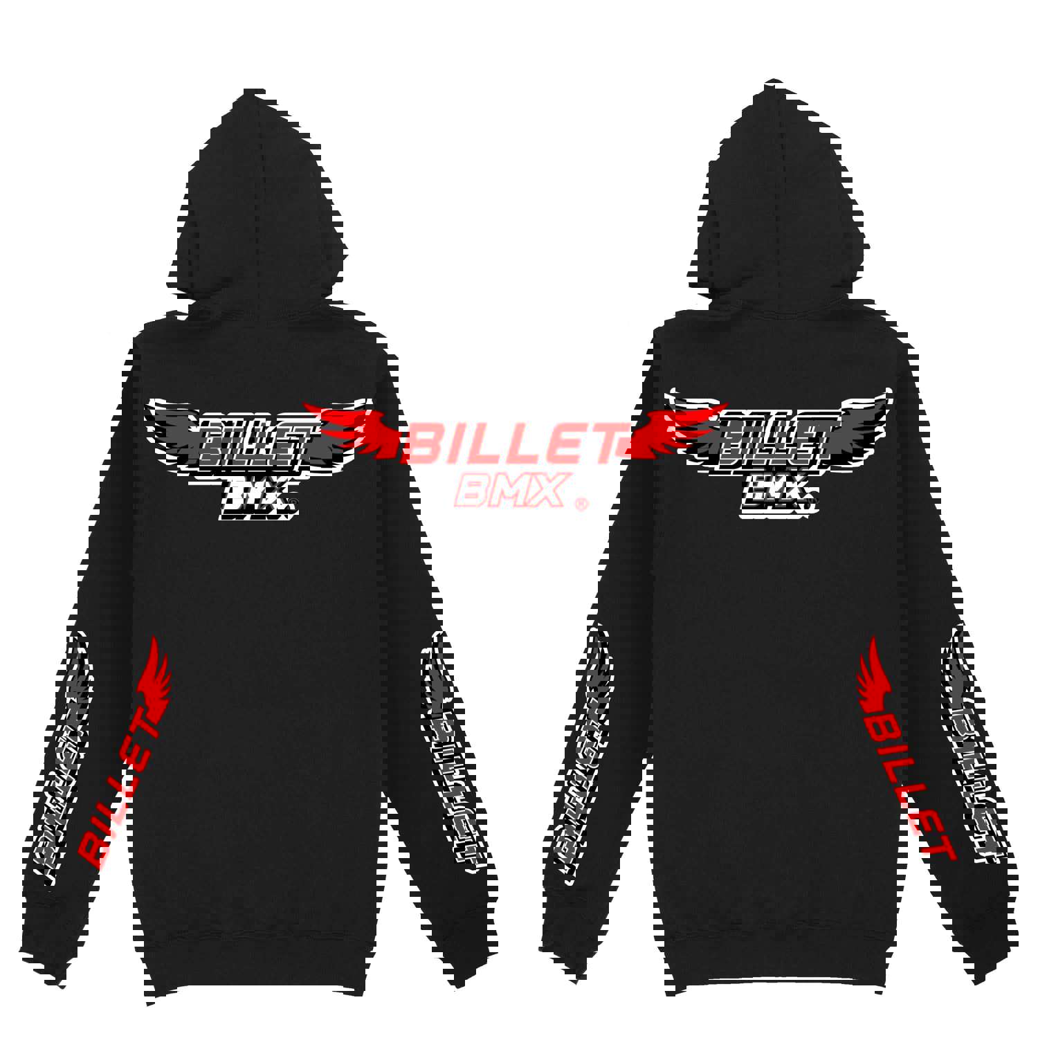 BILLET BMX HOODIE FLYING WING LOGO