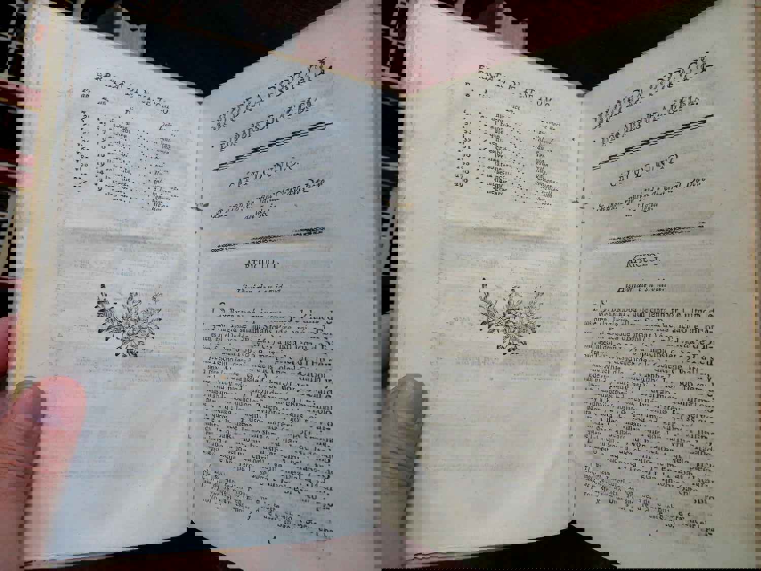 Rare 18th Century Spanish Book: Library of Doctors & Fathers of Church (1791 Madrid Tricalet)