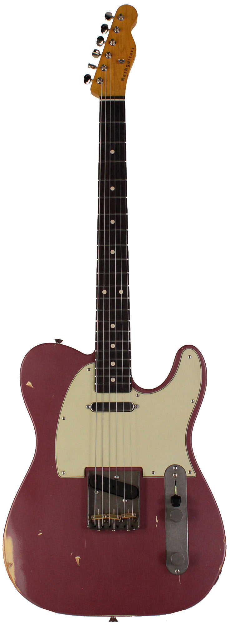 Nash T-63 Guitar in Burgundy Mist with Light Aging