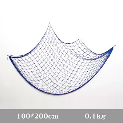 Qfdian Mediterranean Wind Nautical Fishing Net Seaside Wall Decoration