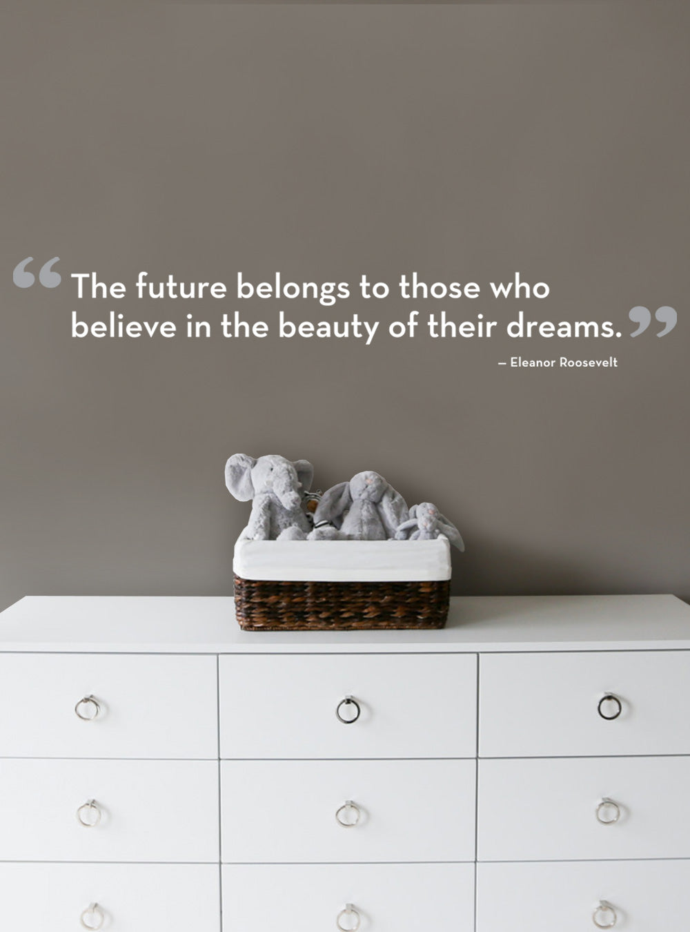 The Future Belongs Quote Wall Decal
