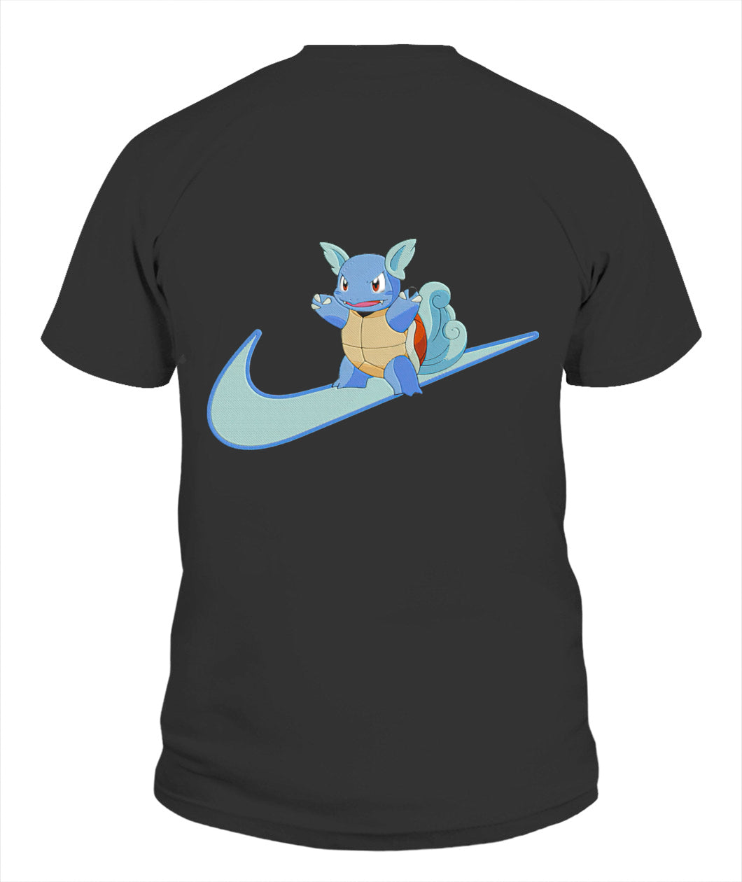 Wartortle Simple Swoosh Custom 2-Side Printed Hoodie