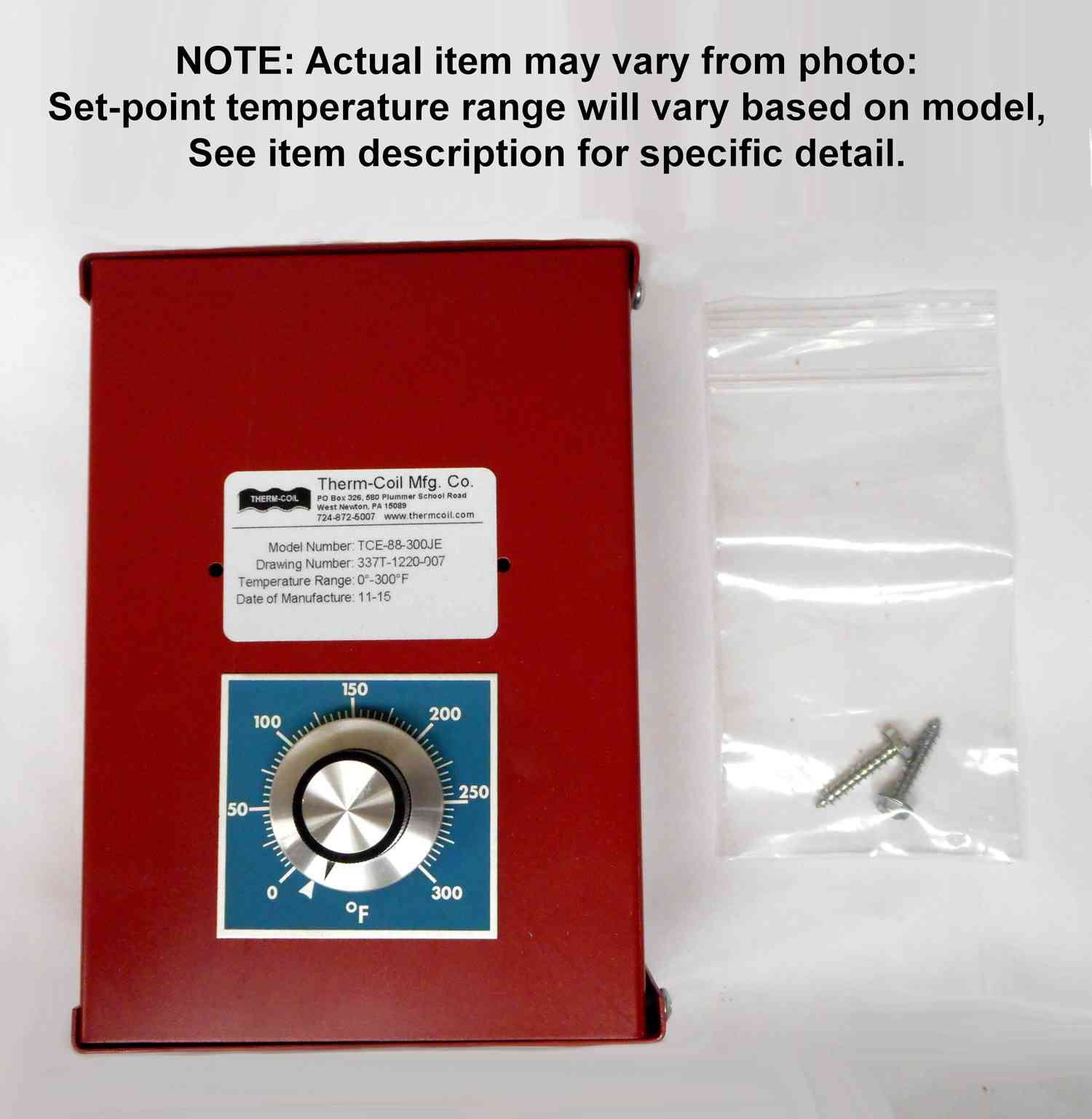 Athena Series 88: 0° to 1,000°F Electronic Temperature Controller with NEMA 1 Enclosure