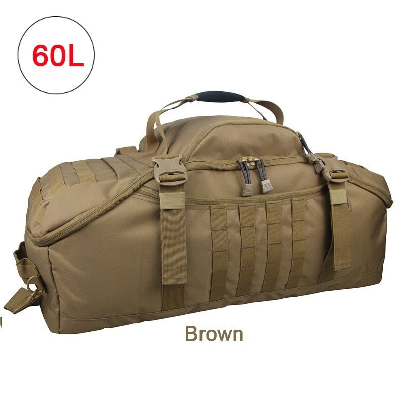 MOS Gear Tactical Travel Backpack 40L 60L 80L - Ultimate 3 Way Duffle Bag