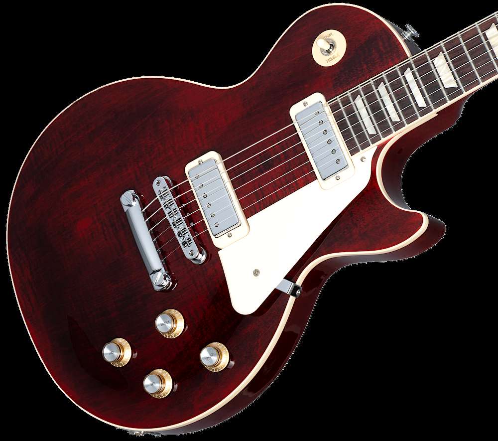 Gibson Les Paul 70s Deluxe Wine Red Electric Guitar with Hardshell Case