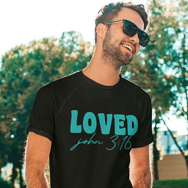 John 3 16 Christian Shirts for Men, Women, and Youth - God Loves Shirt Collection