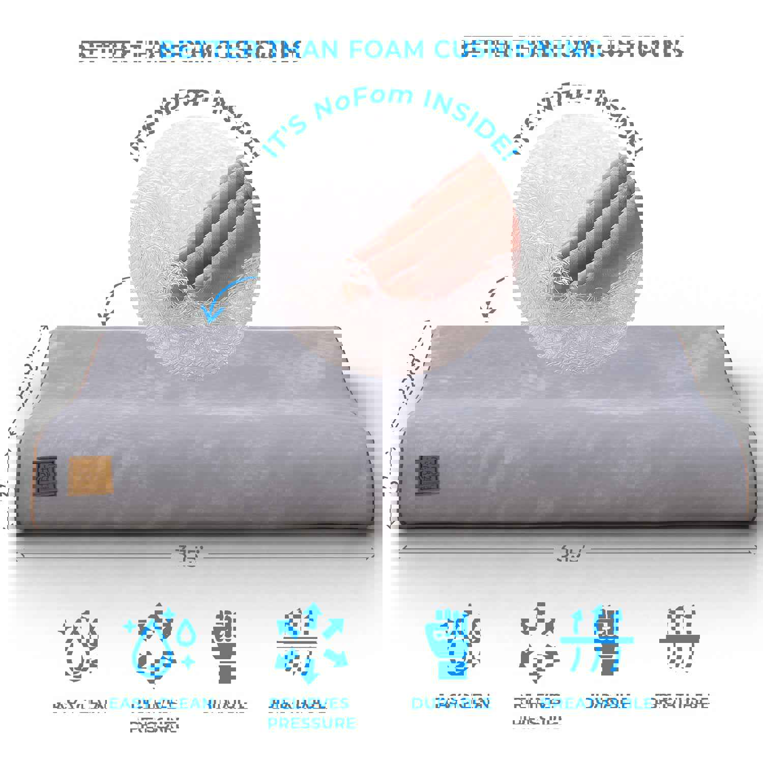 Pup Pup Kitti Bliss Orthopedic Breatheable Pet Mat with NoFom Cushion Technology
