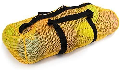 Crown Sporting Goods 39 Mesh Sports Ball Bag with Adjustable Shoulder Strap