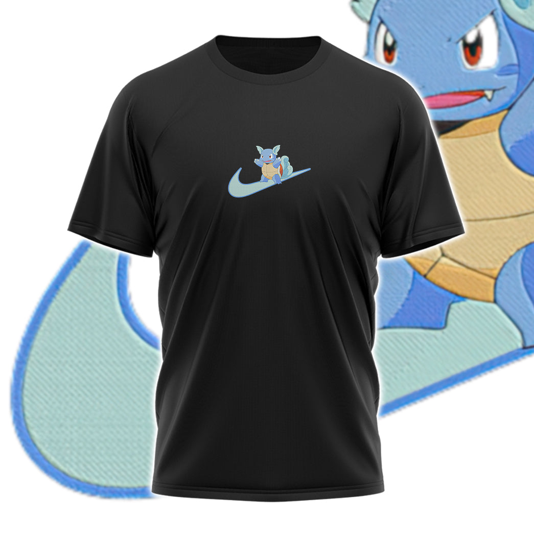 Wartortle Simple Swoosh Custom 2-Side Printed Hoodie