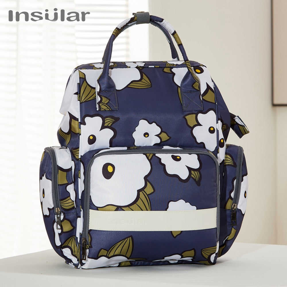 Baby Diaper Backpack - Large Capacity Mummy Travel Stroller Bag