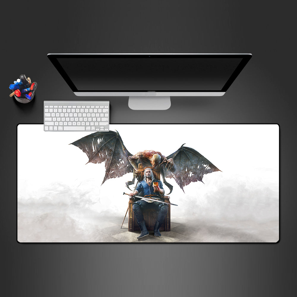 Blood & Wine Design M-XXL Size Gaming Mouse Pad, Computer Desk Mat