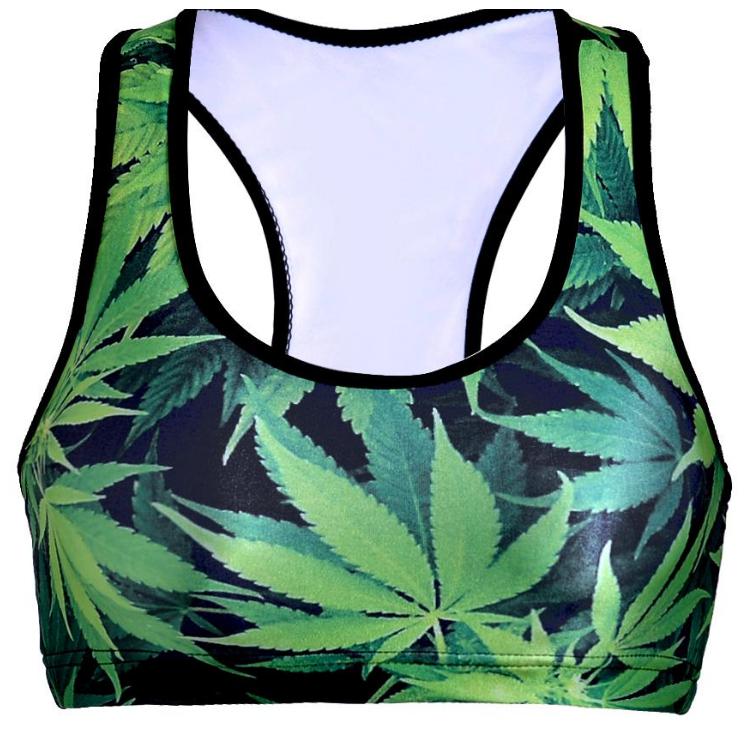 Pattern Sports Top - Fashionable Crop Top or Sports Bra