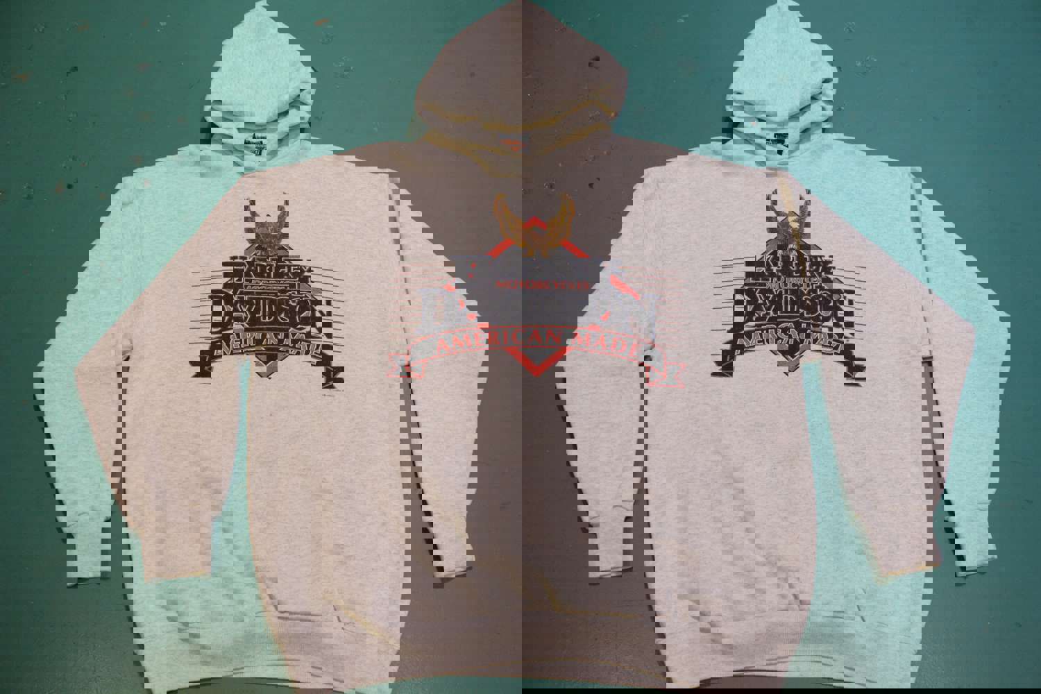 Harley Davidson Vintage 1994 90s Holoubek Hoodie - American Made Motorcycle Sweatshirt
