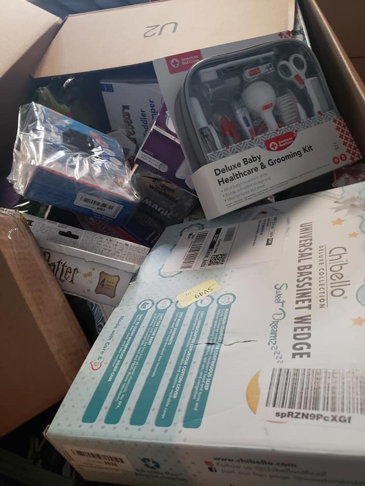 BIG SMILE BTG (Baby Toys and Games) COFFIN BOXES - JAMMED FULL with Electronics Baby Toys