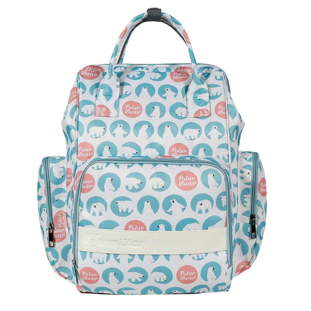 Baby Diaper Backpack - Large Capacity Mummy Travel Stroller Bag