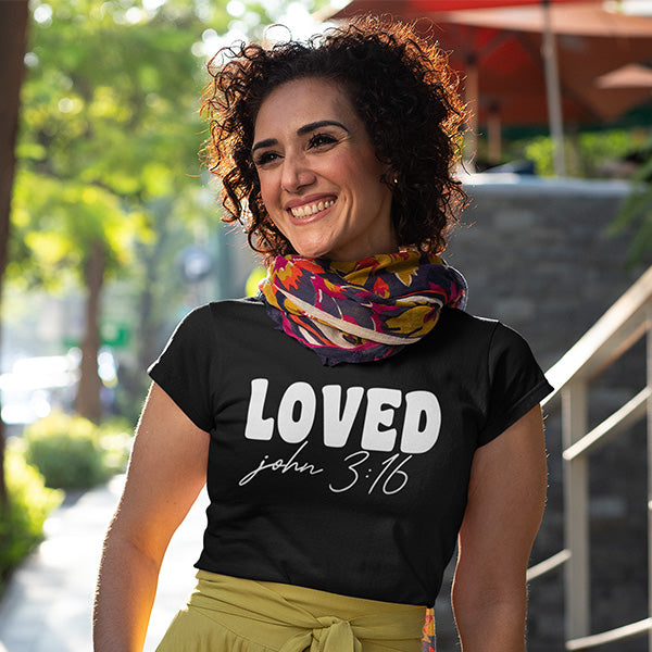 John 3 16 Christian Shirts for Men, Women, and Youth - God Loves Shirt Collection