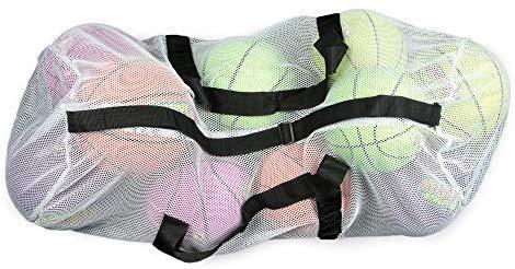 Crown Sporting Goods 39 Mesh Sports Ball Bag with Adjustable Shoulder Strap