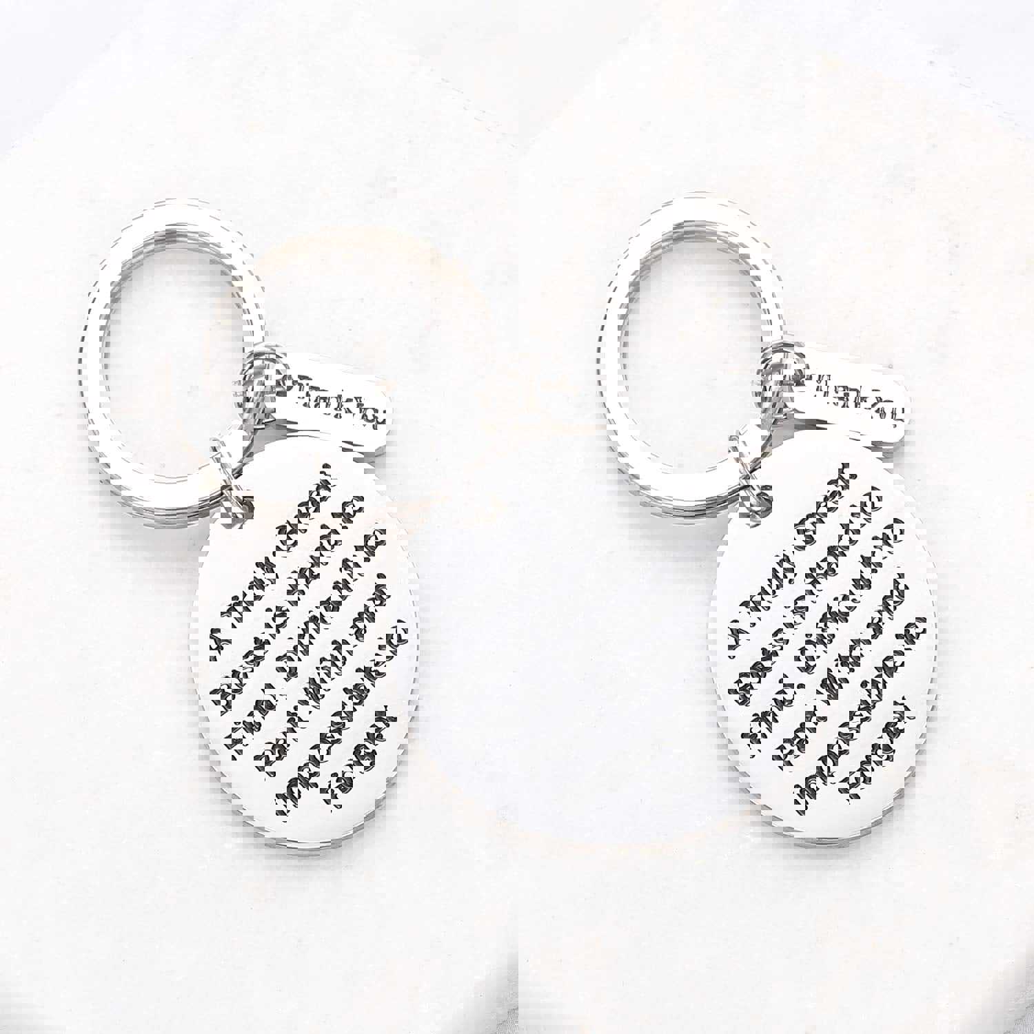 Boss Day Gift Keychain for Men and Women - Thank You Present for Boss, Leader, Supervisor, Mentor