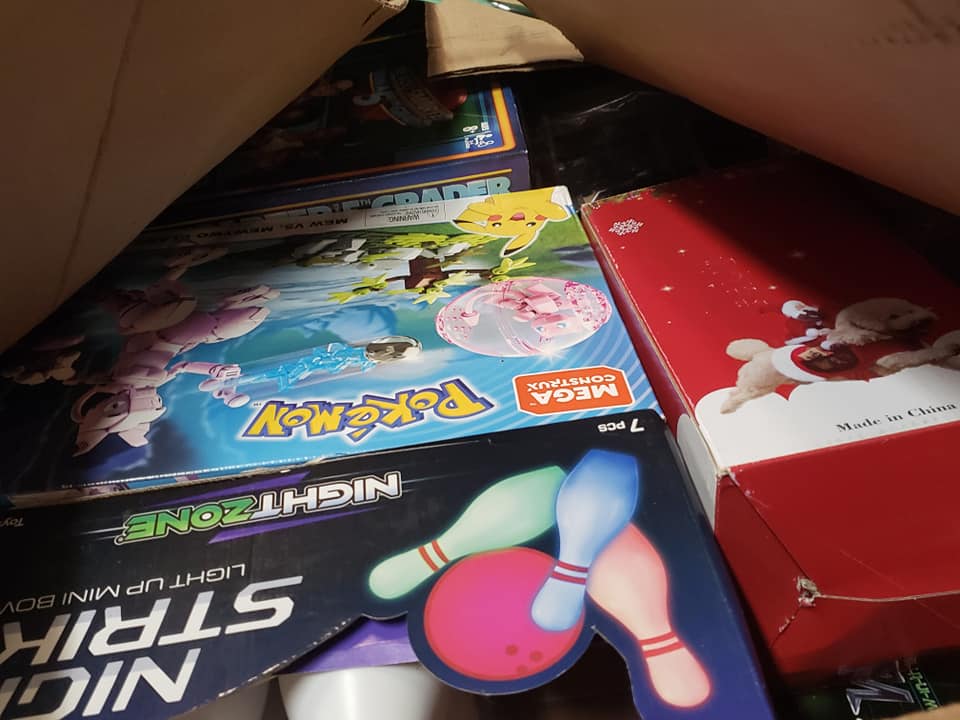 BIG SMILE BTG (Baby Toys and Games) COFFIN BOXES - JAMMED FULL with Electronics Baby Toys