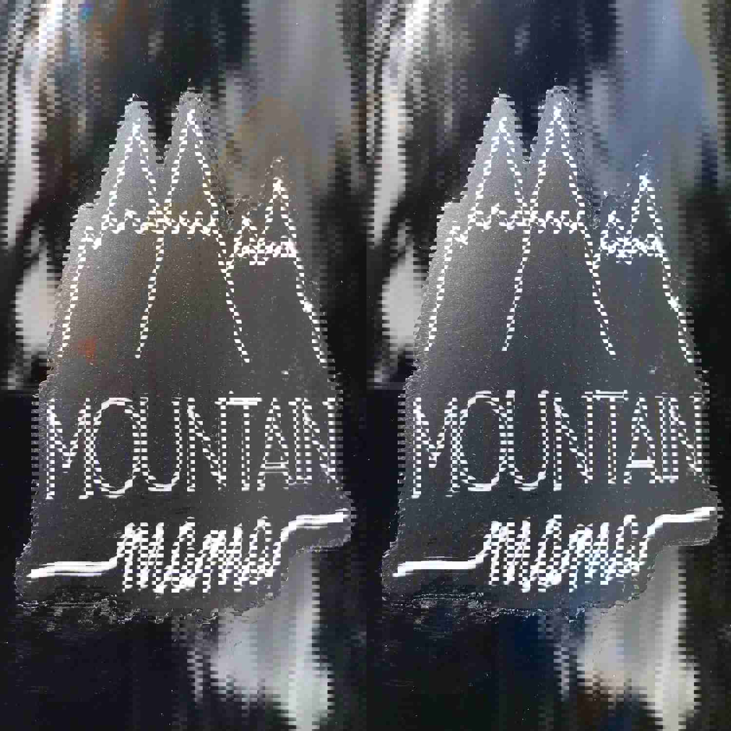Mountain Mama Clear Sticker