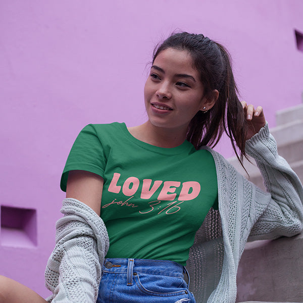 John 3 16 Christian Shirts for Men, Women, and Youth - God Loves Shirt Collection