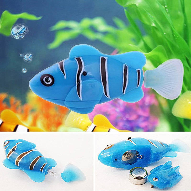 Electronic Robofish Toy - Aquatic Decorations for Fish Tanks