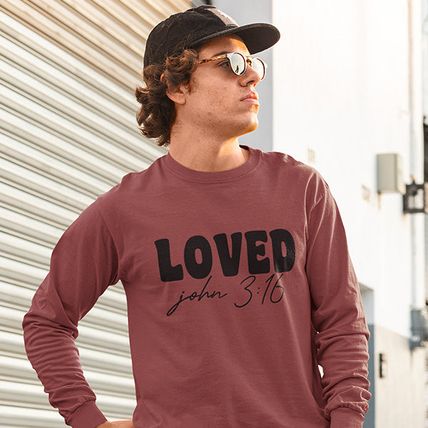 John 3 16 Christian Shirts for Men, Women, and Youth - God Loves Shirt Collection