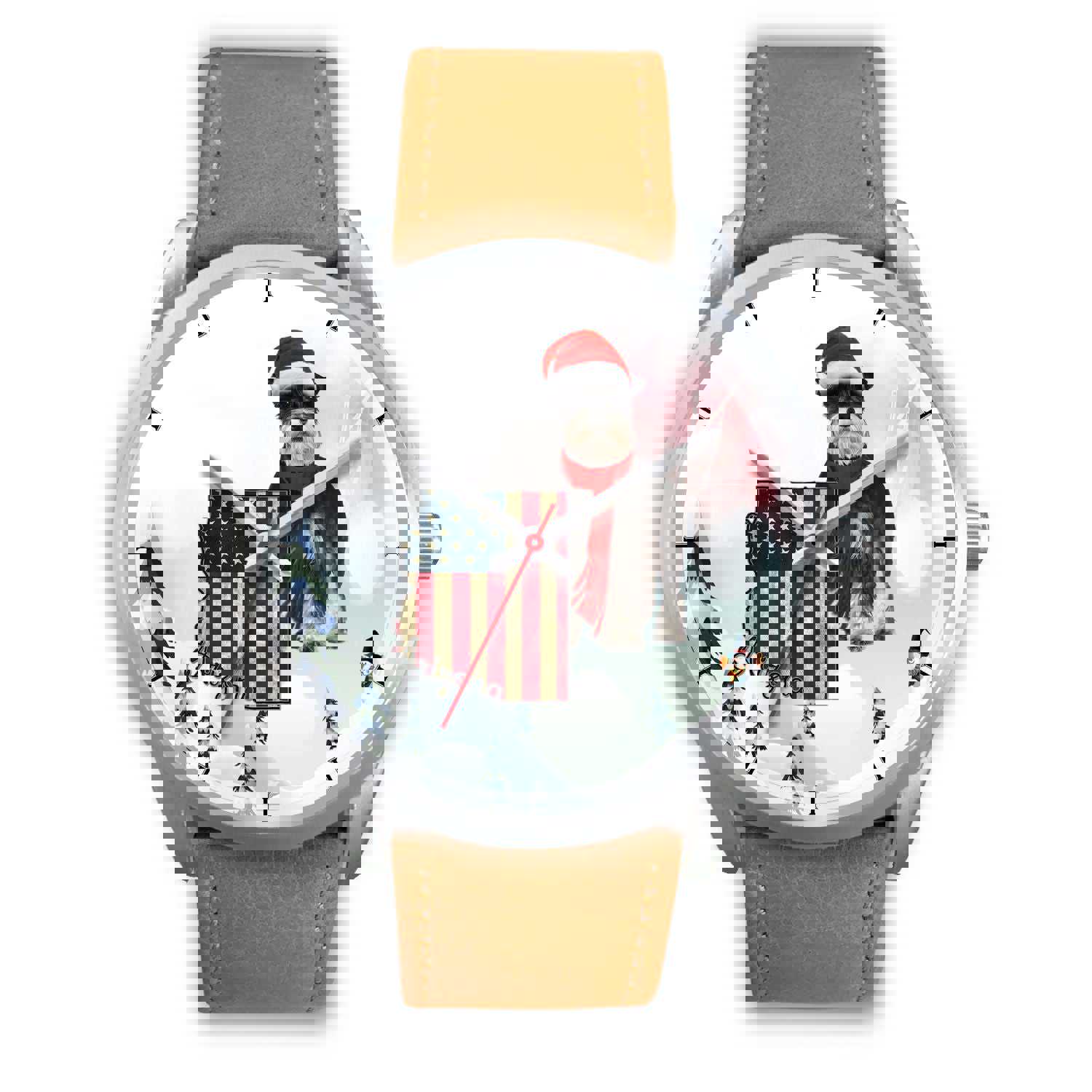 Miniature Schnauzer Arizona Christmas Special Wrist Watch
