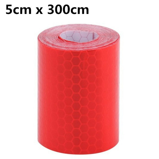 Safety Mark Reflective Tape Sticker for Car, Motorcycle, and Bicycle DIY Decoration
