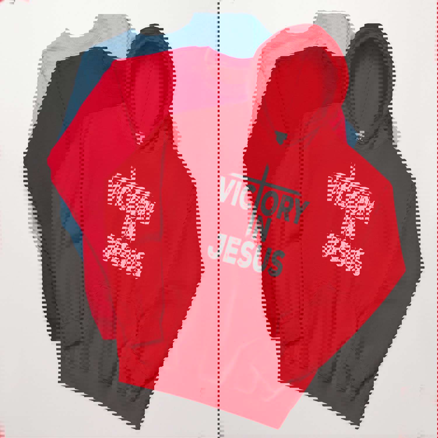 F&H Christian Victory In Jesus Unisex Hoodie - Soft, Stylish & Cozy