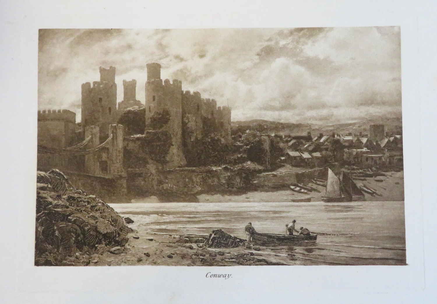 Round About Snowdon Wales 1894 Huson Illustrated Book with 30 Plates