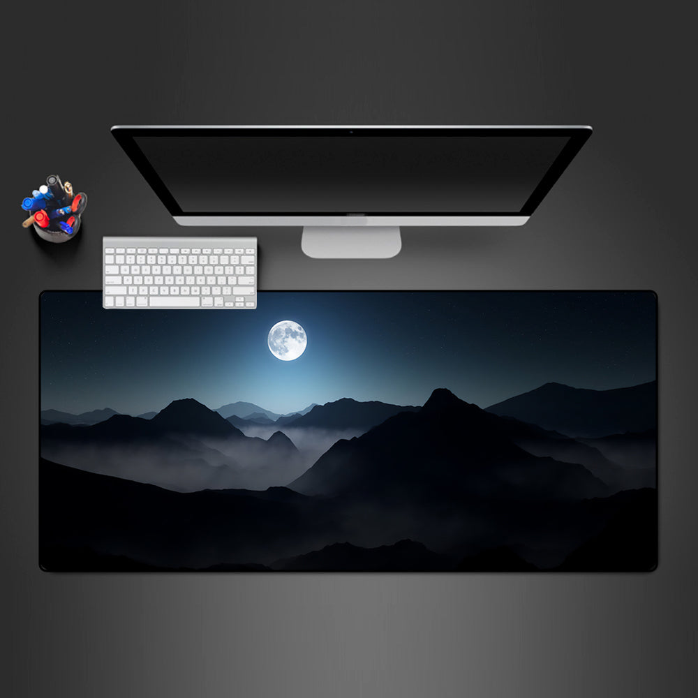 Misty Night Design M-XXL Size Gaming Mouse Pad, Computer Desk Mat
