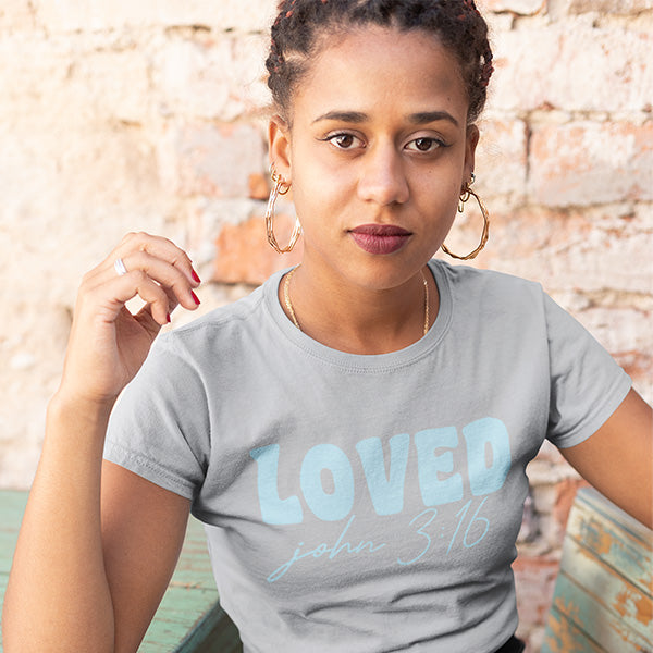 John 3 16 Christian Shirts for Men, Women, and Youth - God Loves Shirt Collection