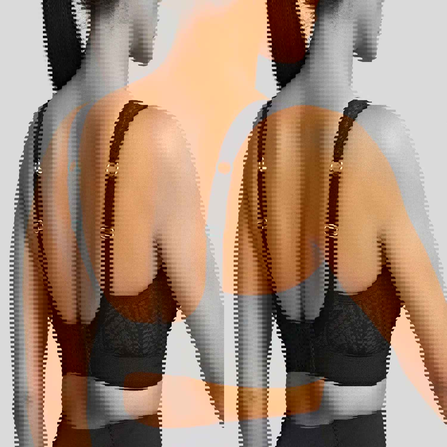 Panache Non Wired Sports Bra 7341C - Black/Ice Blue