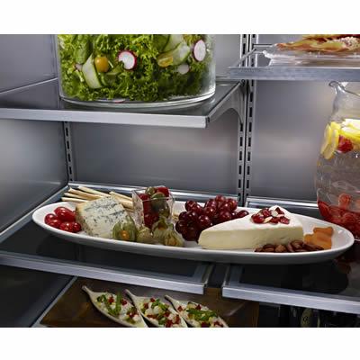 KitchenAid 36-inch Built-in Bottom Freezer Refrigerator with Internal Ice Maker KBBR306ESS