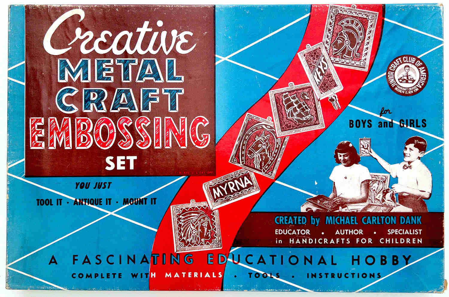 Creative Metal Craft Embossing Set for Kids - Vintage DIY Kit