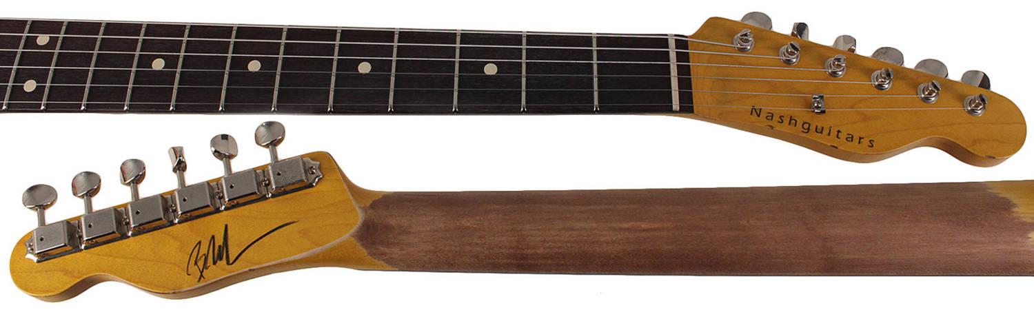 Nash T-63 Guitar in Burgundy Mist with Light Aging