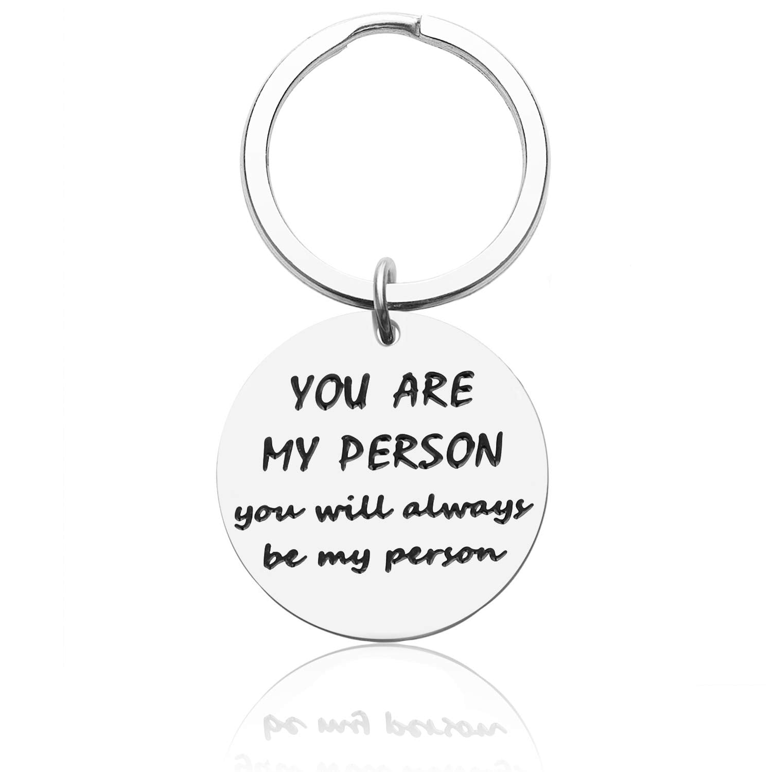 Best Friend Keychain for Women, Teens, and Girls - Friendship Gifts for Her, Sisters, Couples, Boyfriend, Girlfriend, Birthday, Anniversary, Greys Anatomy Jewelry