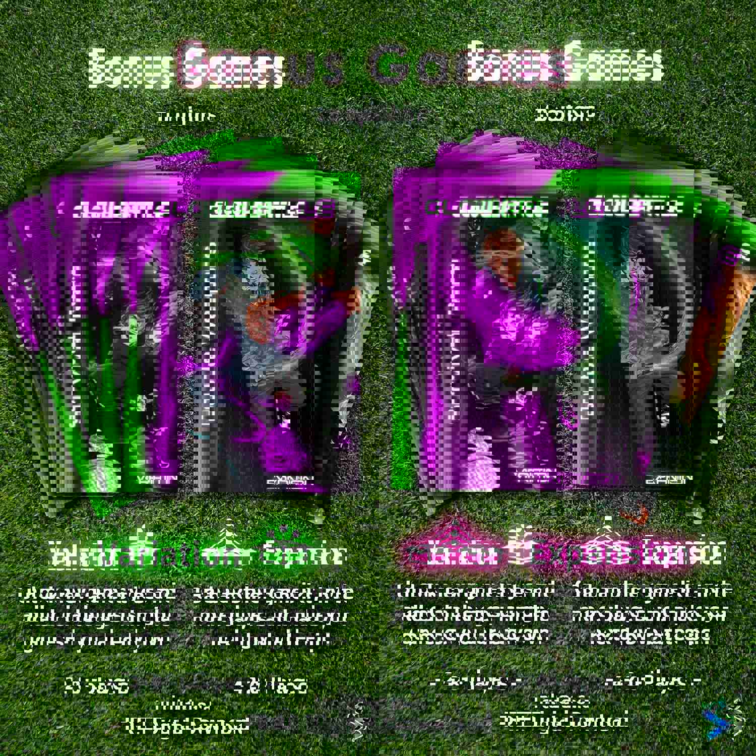 Starlux Games Glow Battle: Ninja Game with Glow-in-The-Dark Foam Swords for Kids and Teens