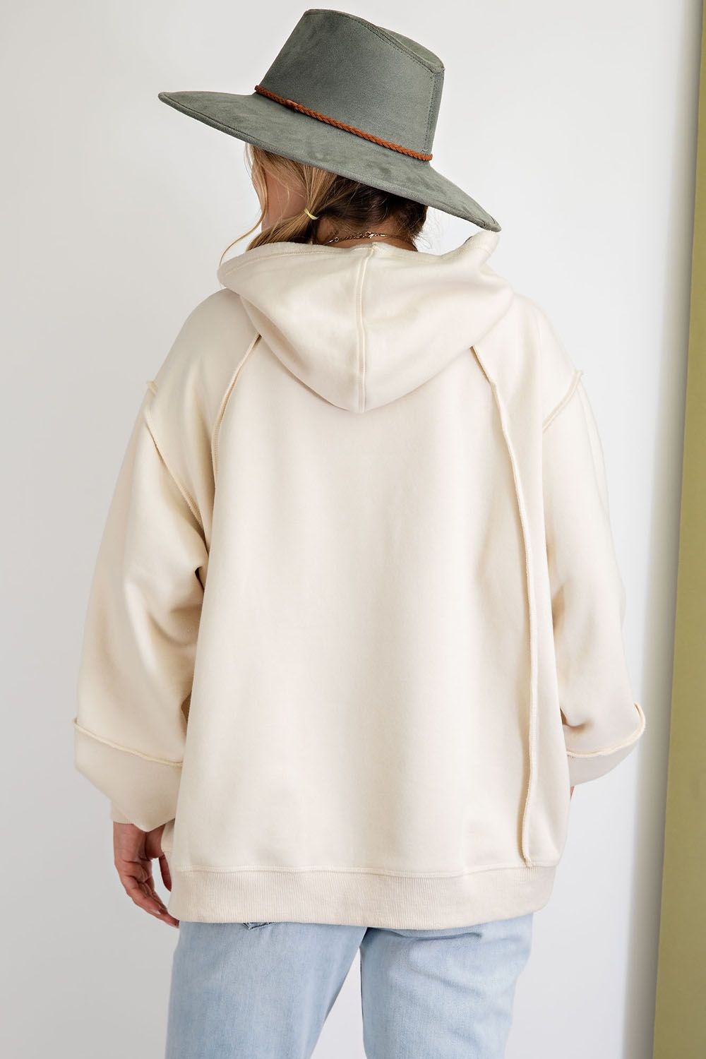 Easel Vintage Terry Knit Pullover Hoodie - Soft, Thick, and Stylish